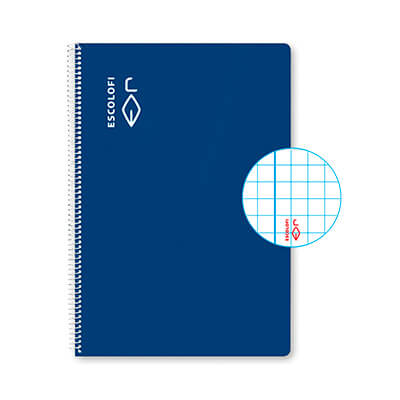 Quadern Escolofi A4 C4 40 fulls blau
