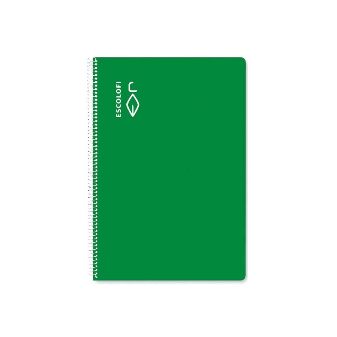 Quadern Escolofi A5 llis 50 fulls verd