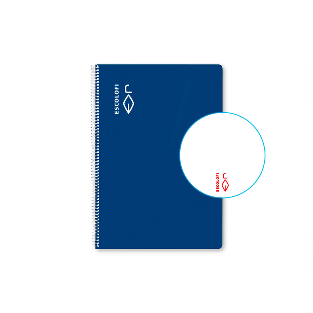 Quadern Escolofi A5 llis 50 fulls blau