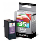 Lexmark ink-jet 3 colores alto rdto. nº35xl
