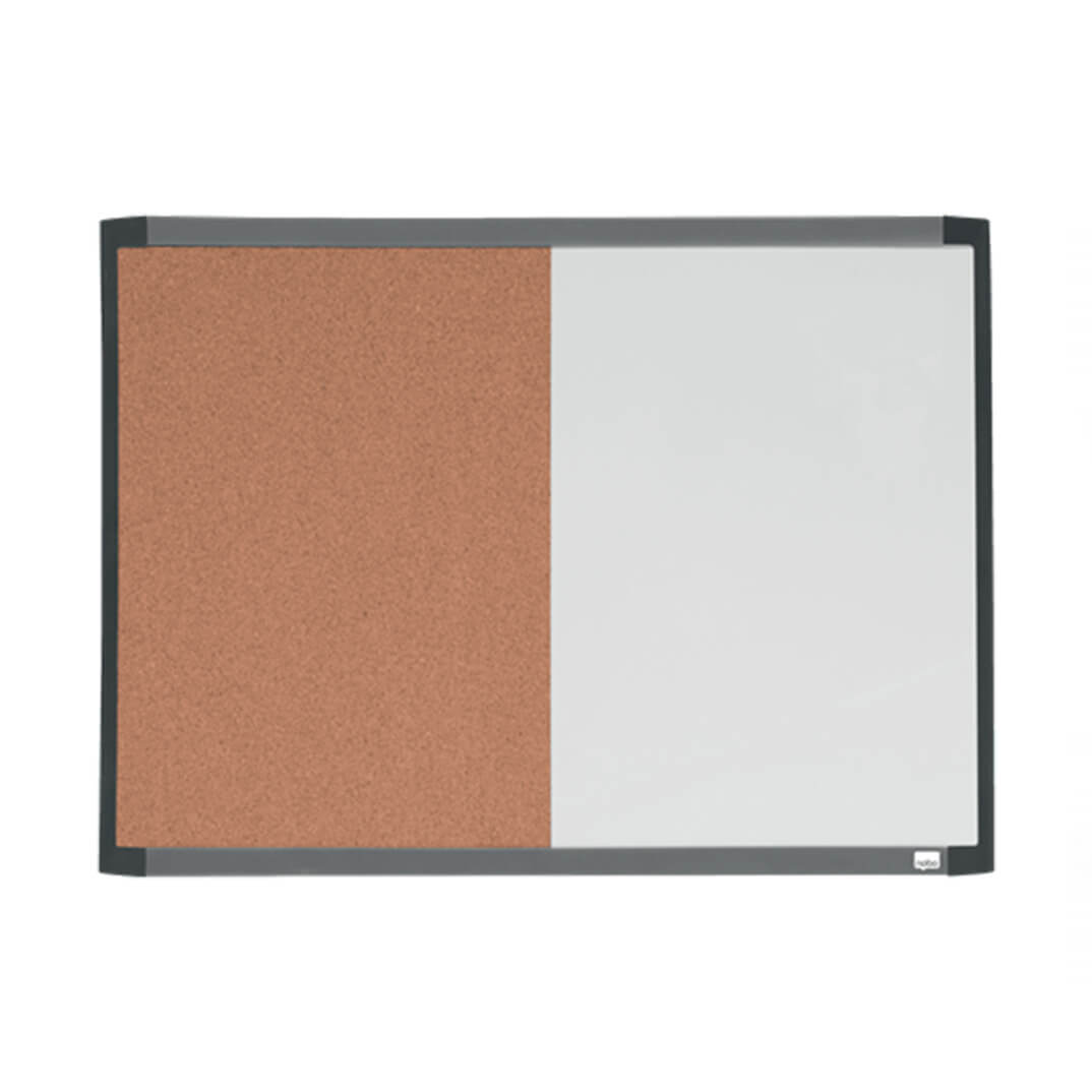 Pissarra magnètica i tablero suro 585X430mm Nobo