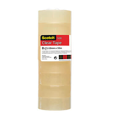 Cinta adhesiva Scotch® 19x33 transparente