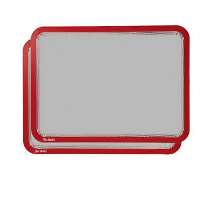 Pack 2 marcos magneto adhesivos rojos