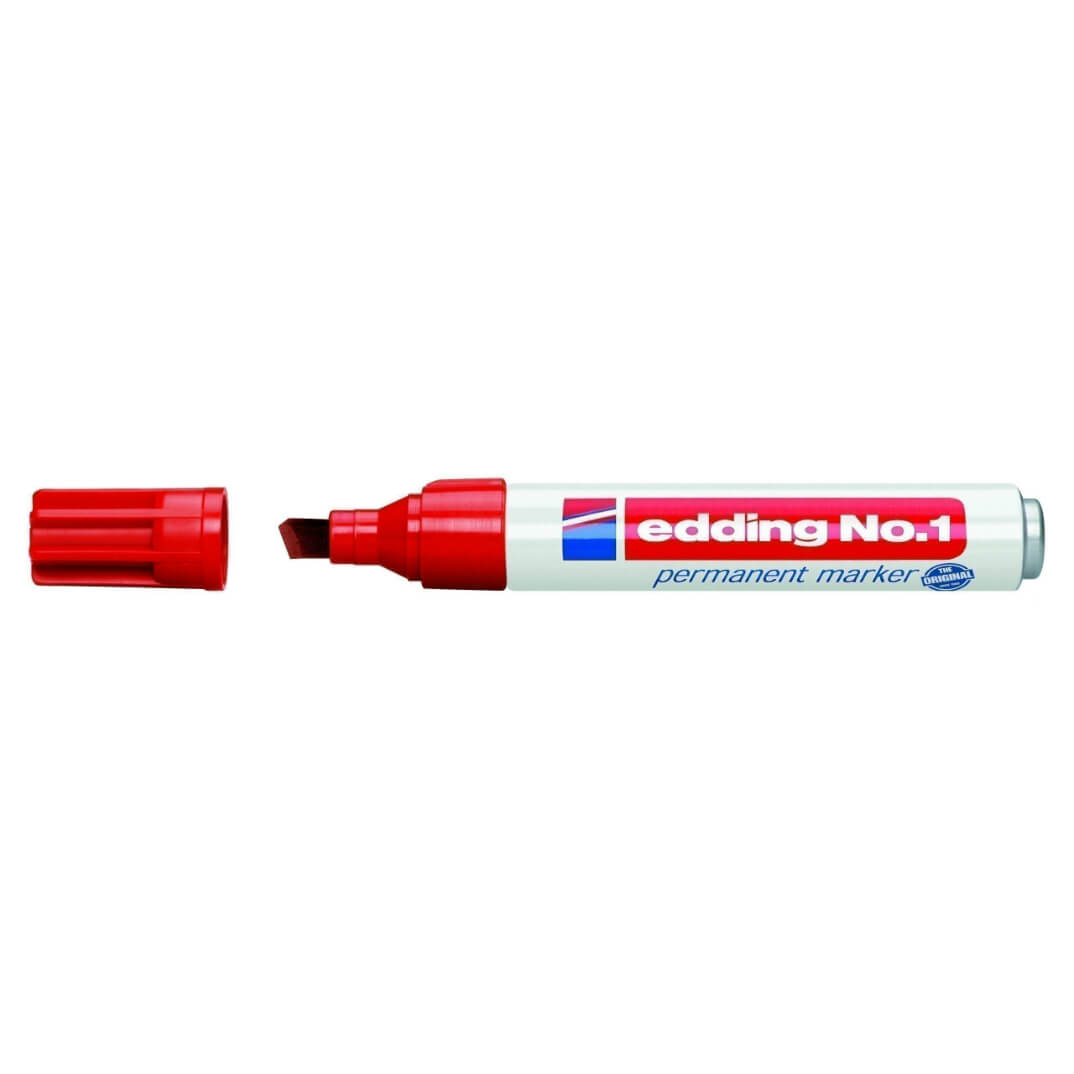 Rotulador edding Nº 1 rojo