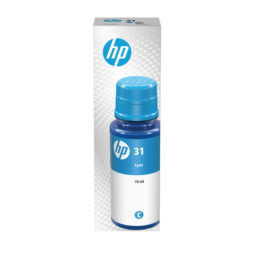 HP Ampolla de tinta nº 31 cian