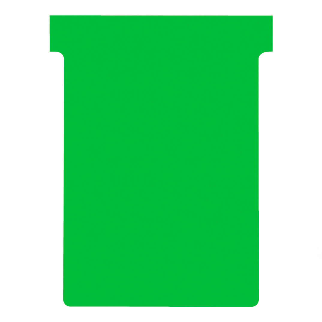 Paquete 100 fichas T Nobo T-3 verde