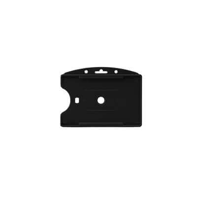 Pack 10 identificadors rígids negre 60x89mm