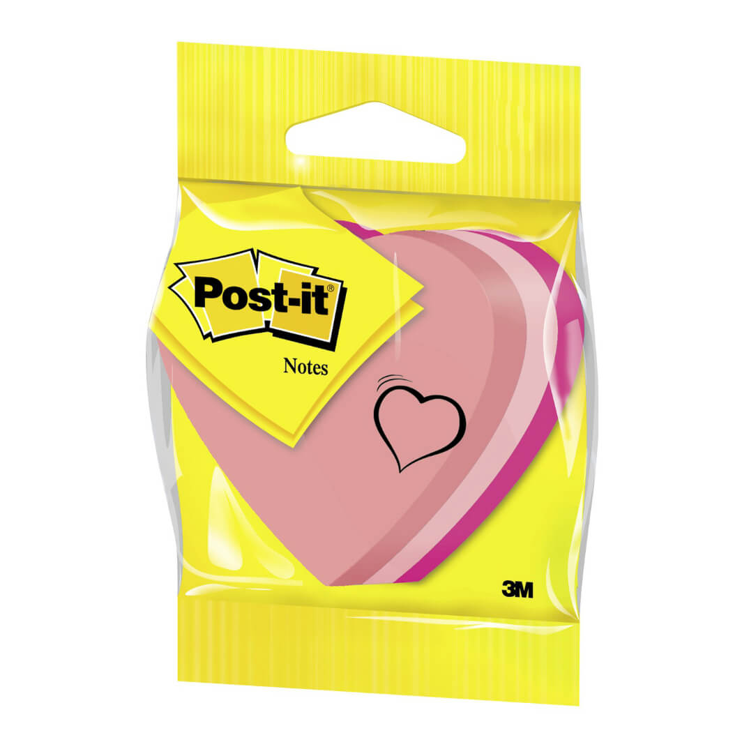 Bloc POST-IT® corazón