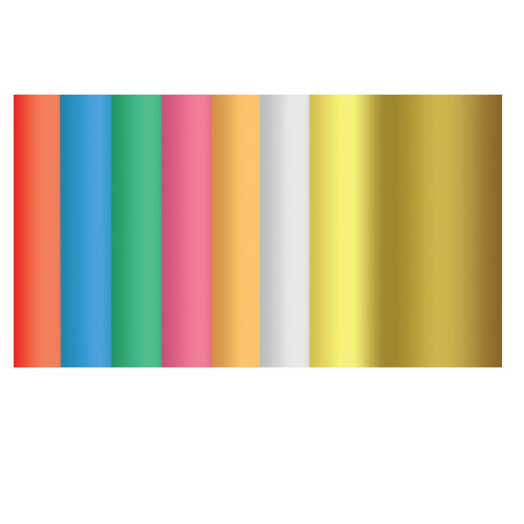 Cartulina 50x65 225g aluminio rojo (pack 10)
