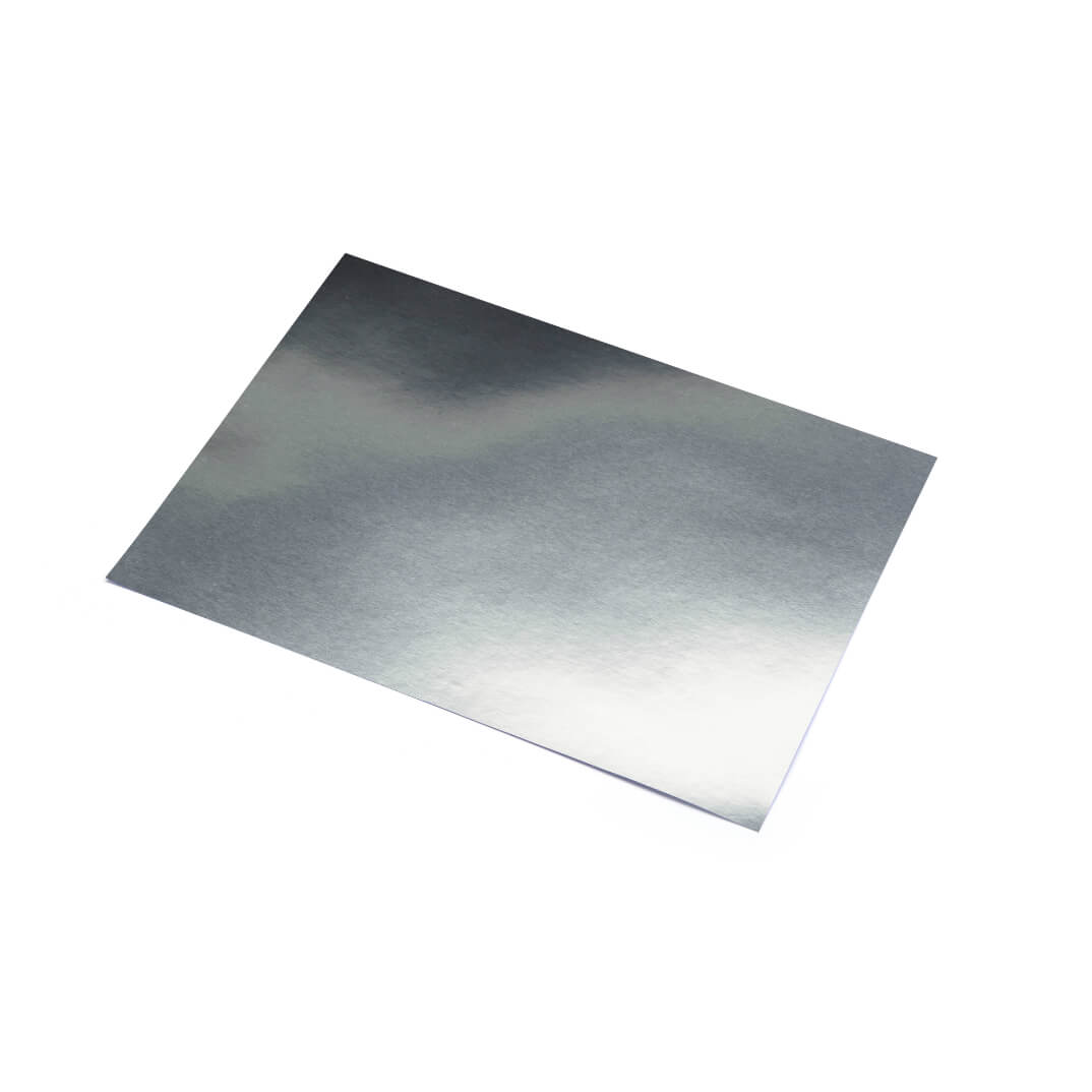 Cartolina 50x65 225g alumini plata (pack 10)