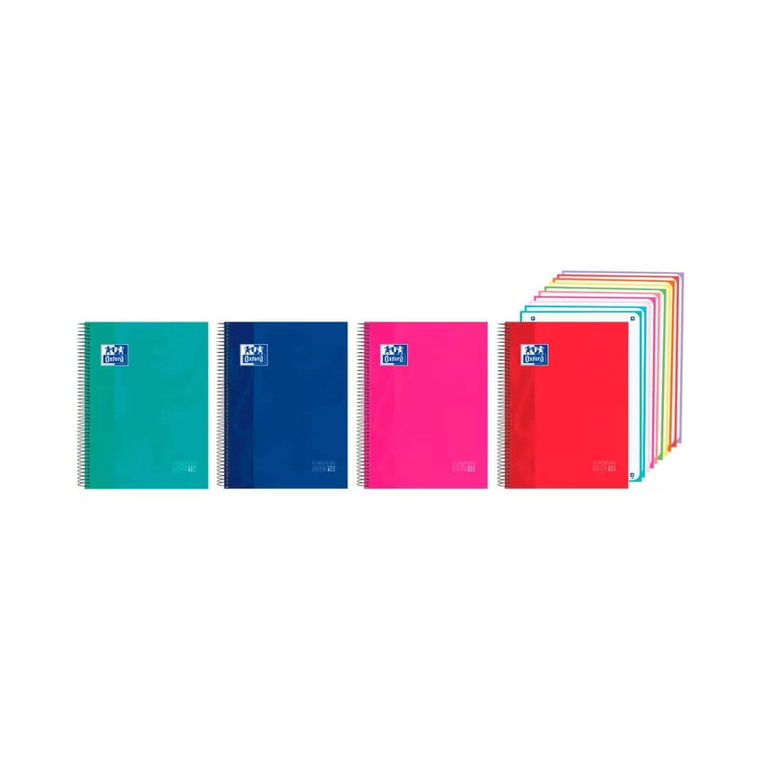 Cuaderno Europeanbook 10  A4+ 200h C5 surtidos