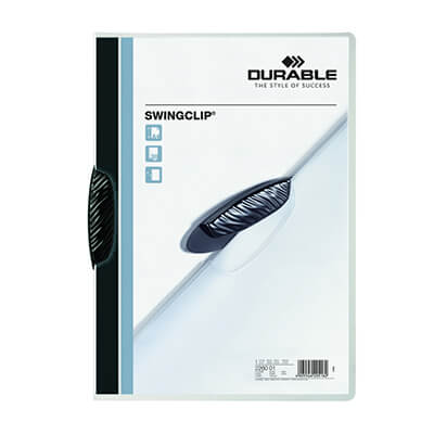 Carpeta amb pinça Durable Swingclip negra