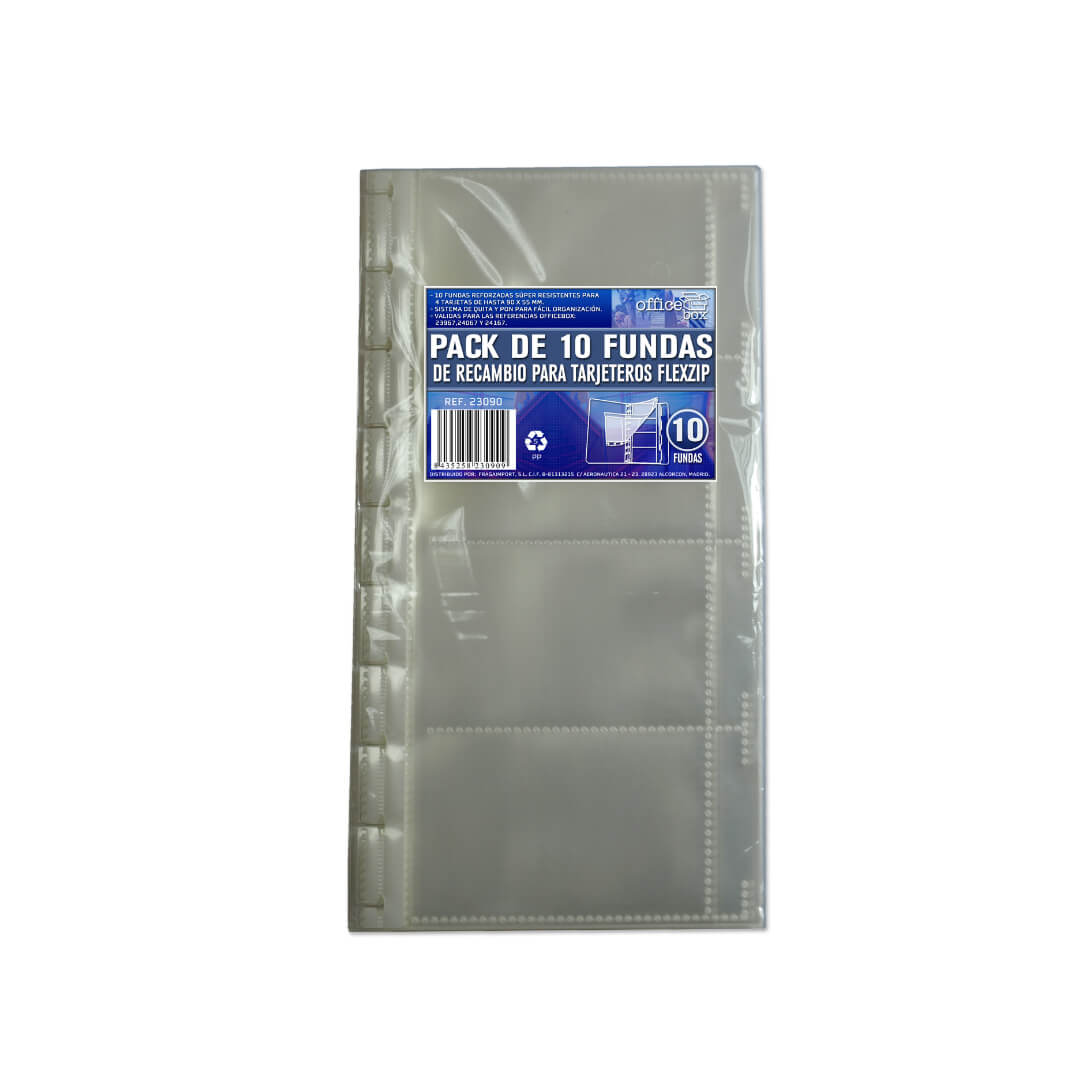 Recambio 10 fundas tarjetero