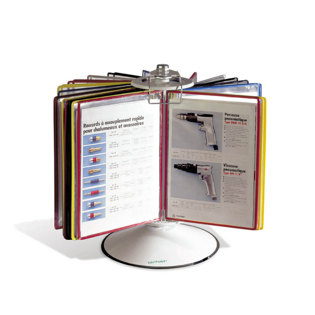 Clasificador Tarifold giratorio 50 fundas