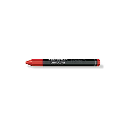 Caja 12 crayones cera roja Staedtler