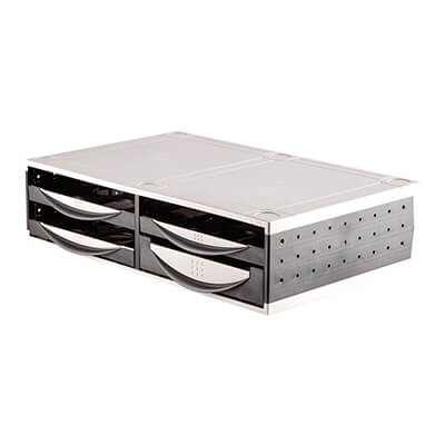 Soporte Organizador con 4 Cajones