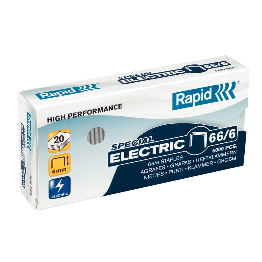 Grapas Rapid Special Electric 66/6 galv. (c/ 5000)