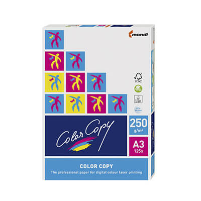 Paquete papel Color Copy A3 250g 125 hojas