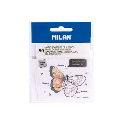 Notes adhesives translúcides transparents