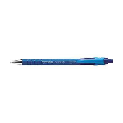 Bolígrafo Paper Mate flexgrip retráctil azul