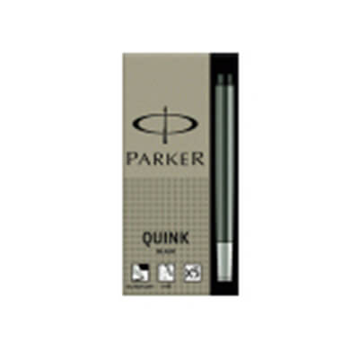 Cajita 5 cartuchos quink Parker negro