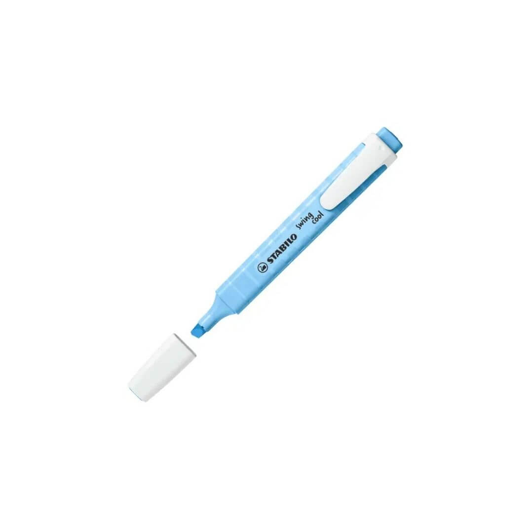Marcador Stabilo Swing Cool pastís blau ventós