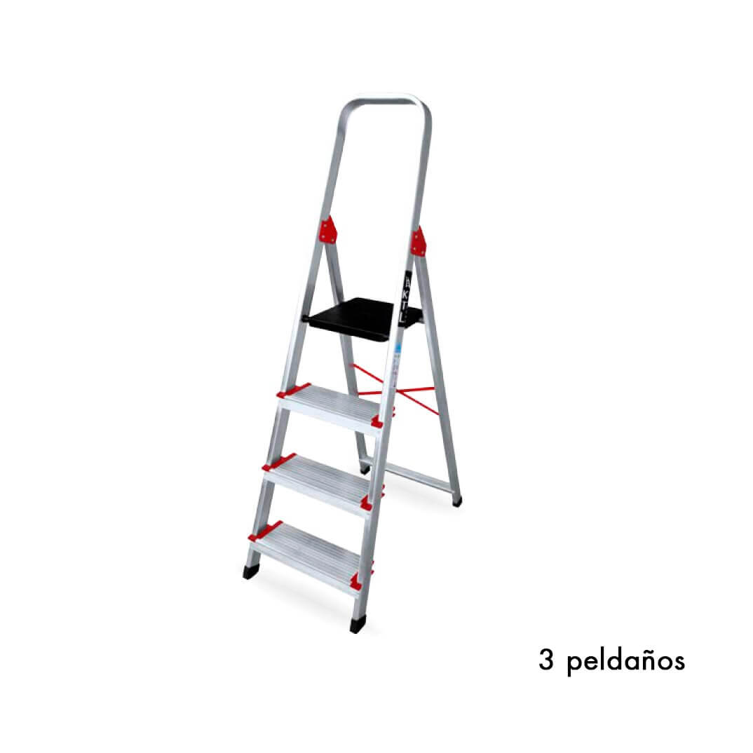 Escalera profesional KTL 3 peldaños Plus EN131