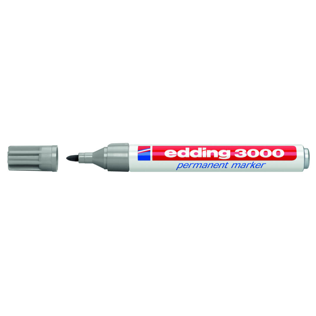 Rotulador edding 3000 gris