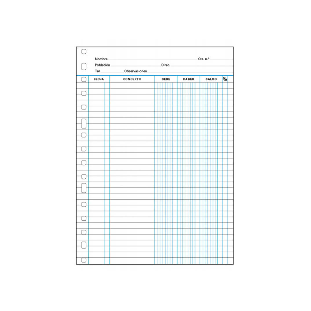 Recambio 16 taladro Folio c/c