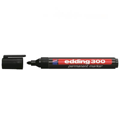 Rotulador edding 300 negro