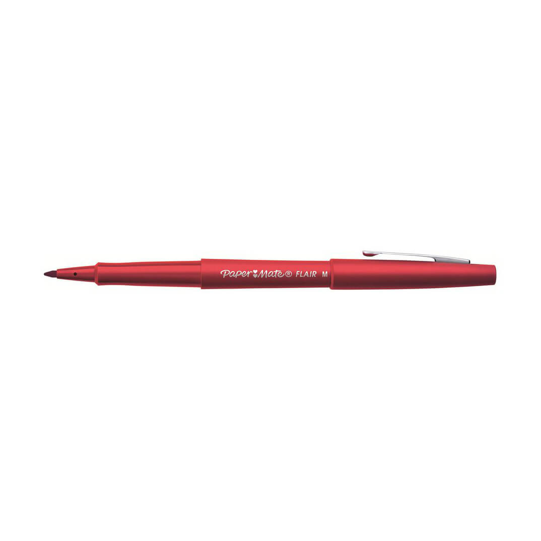 Rotulador Paper mate fibra pm rojo