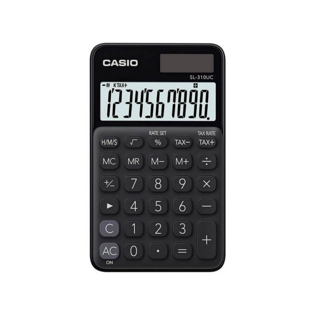 Calculadora de butxaca Casio SL-310YC-BK negre