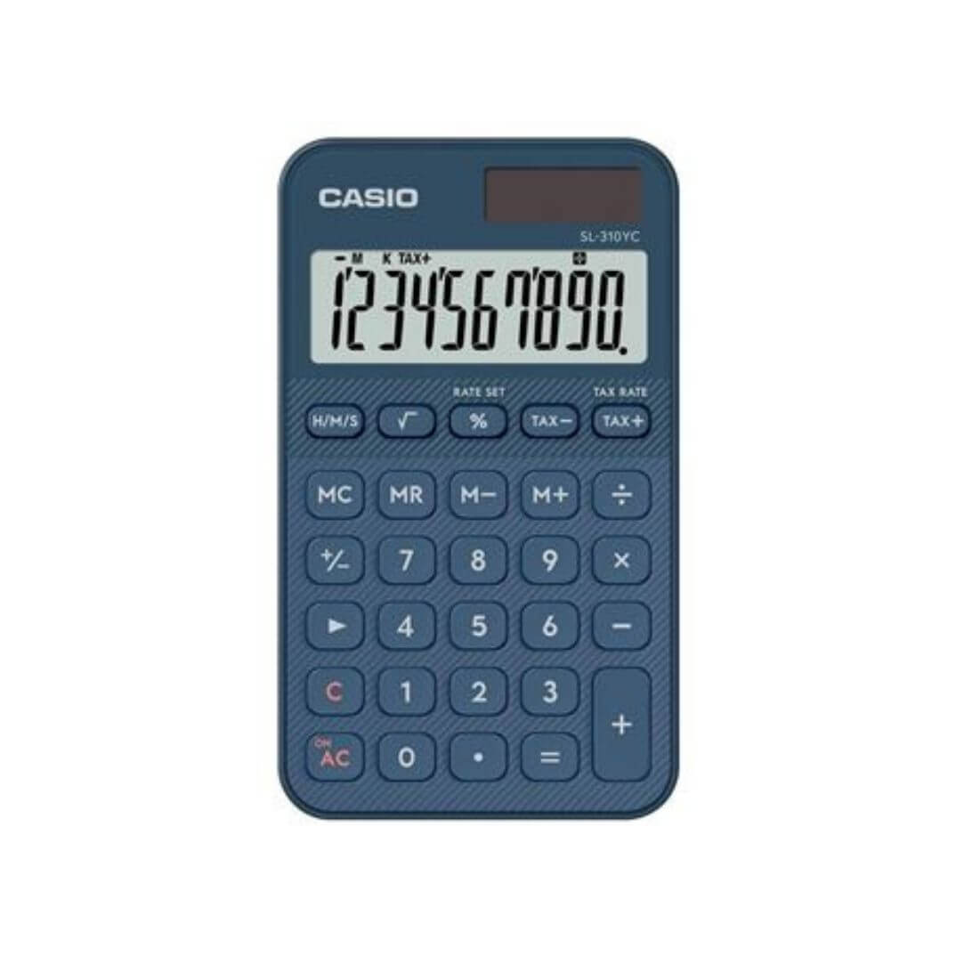 Calculadora de butxaca Casio SL-310YC-NY blau