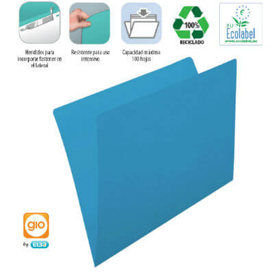 Subcarpeta A4 Azul 230g (pack 50)