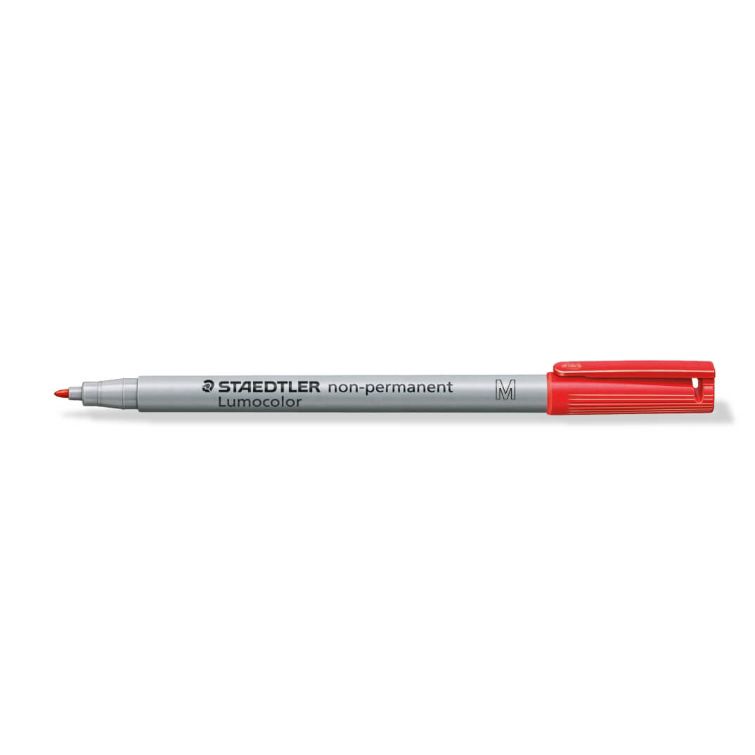 Rotulador Staedtler LUMOCOLOR® no permanente rojo