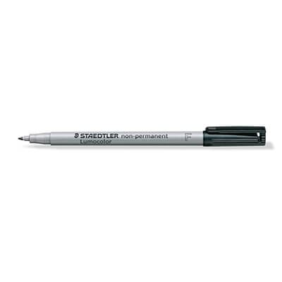 Rotulador Staedtler LUMOCOLOR® no permanente negro