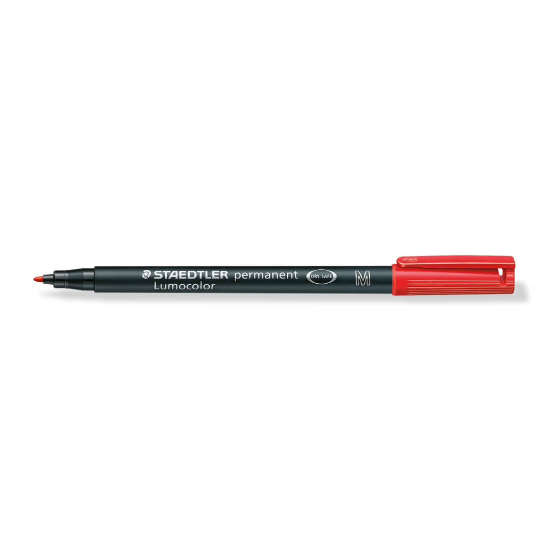 Rotulador Staedtler LUMOCOLOR® medio rojo