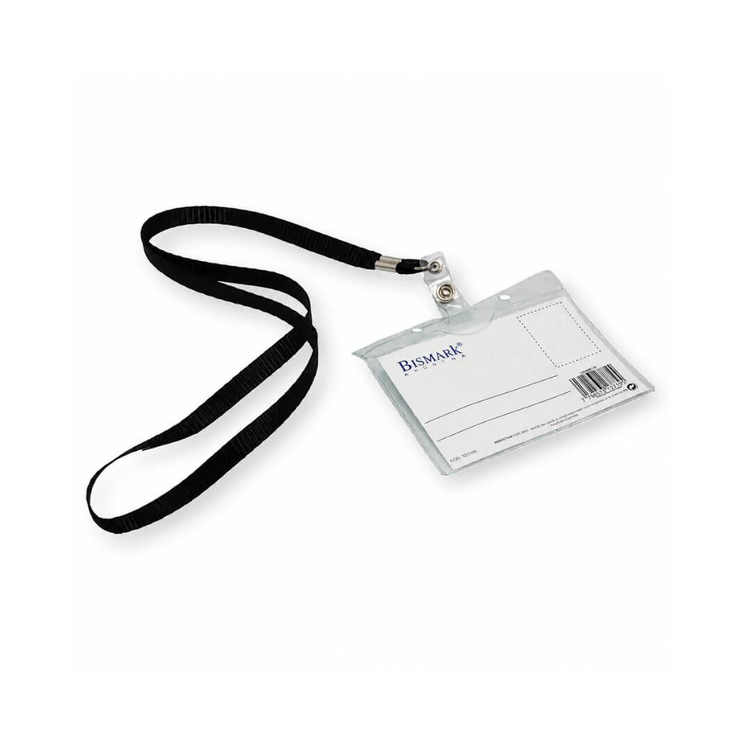 Pack 25 identificadores 10,9x9,2 horizontal negro