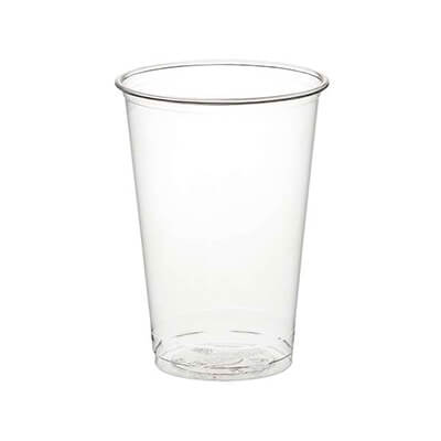 Paquete 50 vasos transparentes de PLA 200ml