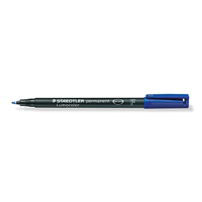 Rotulador Staedtler LUMOCOLOR® fino azul
