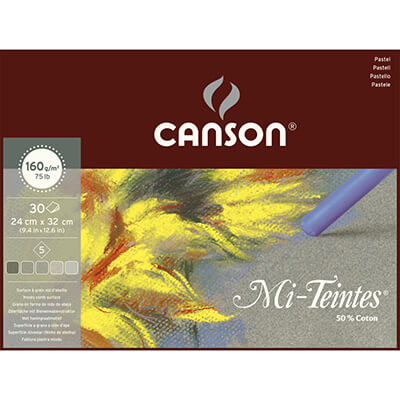 Paquete Canson 160g Mi-teintes abeja 50 hojas
