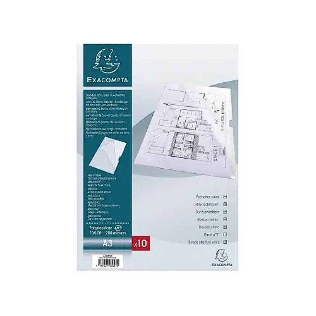 Dossier d’ungleta Exacompte A3 PP (10u)