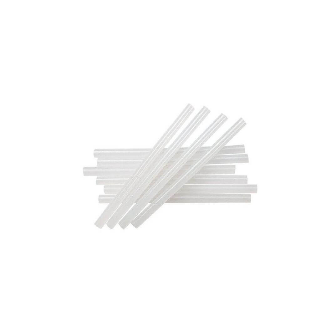 Pack 10 barres silicona transparent 10cm x 7mm