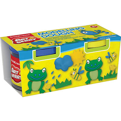 Pasta para modelar 100g (Amarillo/azul)