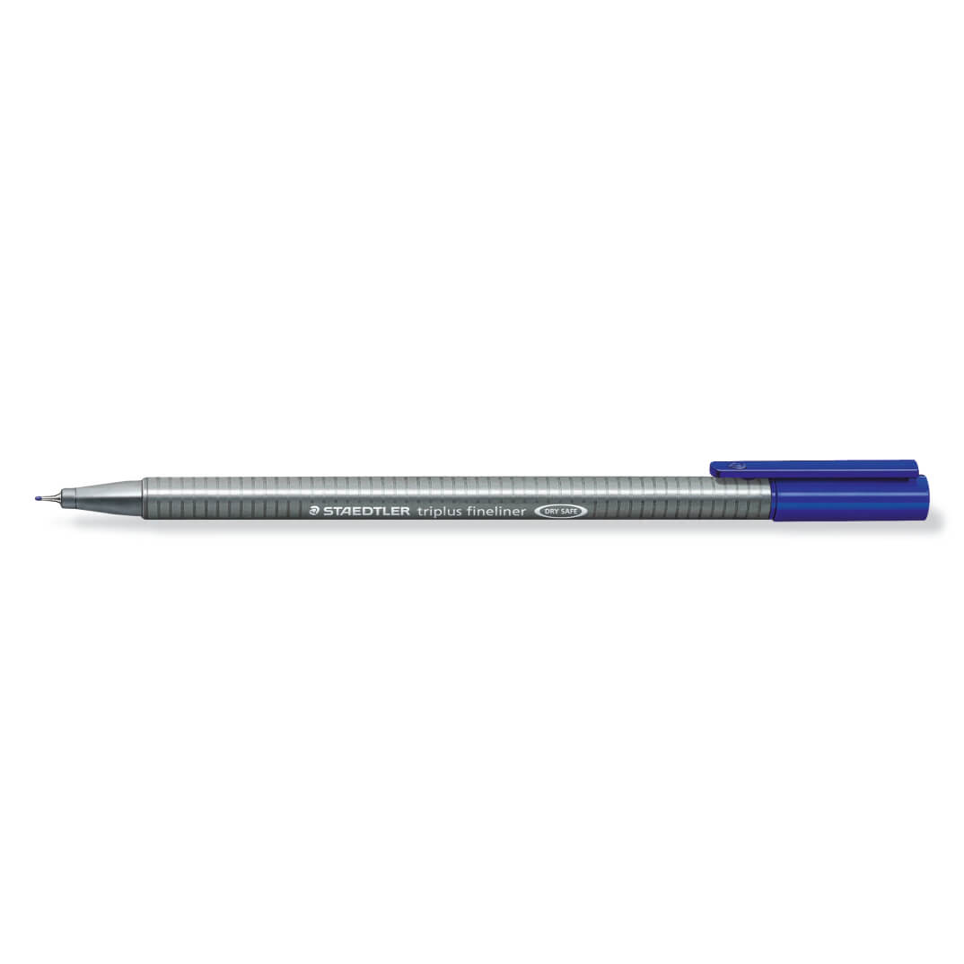Rotulador Staedtler triplus fineliner azul