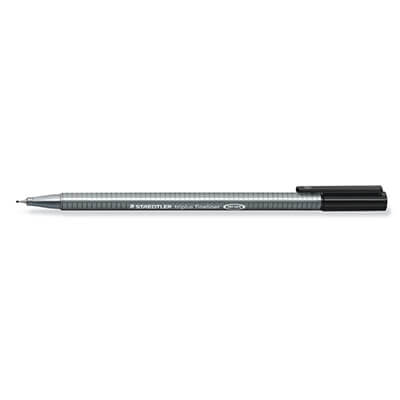 Rotulador Staedtler triplus fineliner negro
