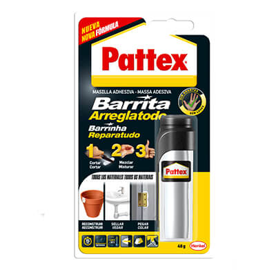 Adhesivo barra arreglat metal Pattex 48G