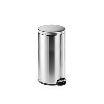 Paperera acer inoxidable amb pedal 30 litres