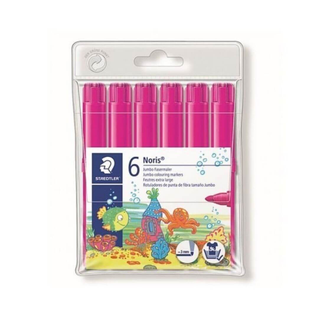 Caixa de 6 retoladors Staedtler Noris 340 Magenta