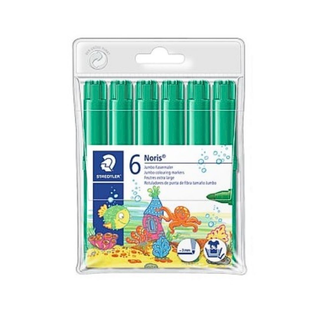 Caixa de 6 retoladors Staedtler Noris 340 verd